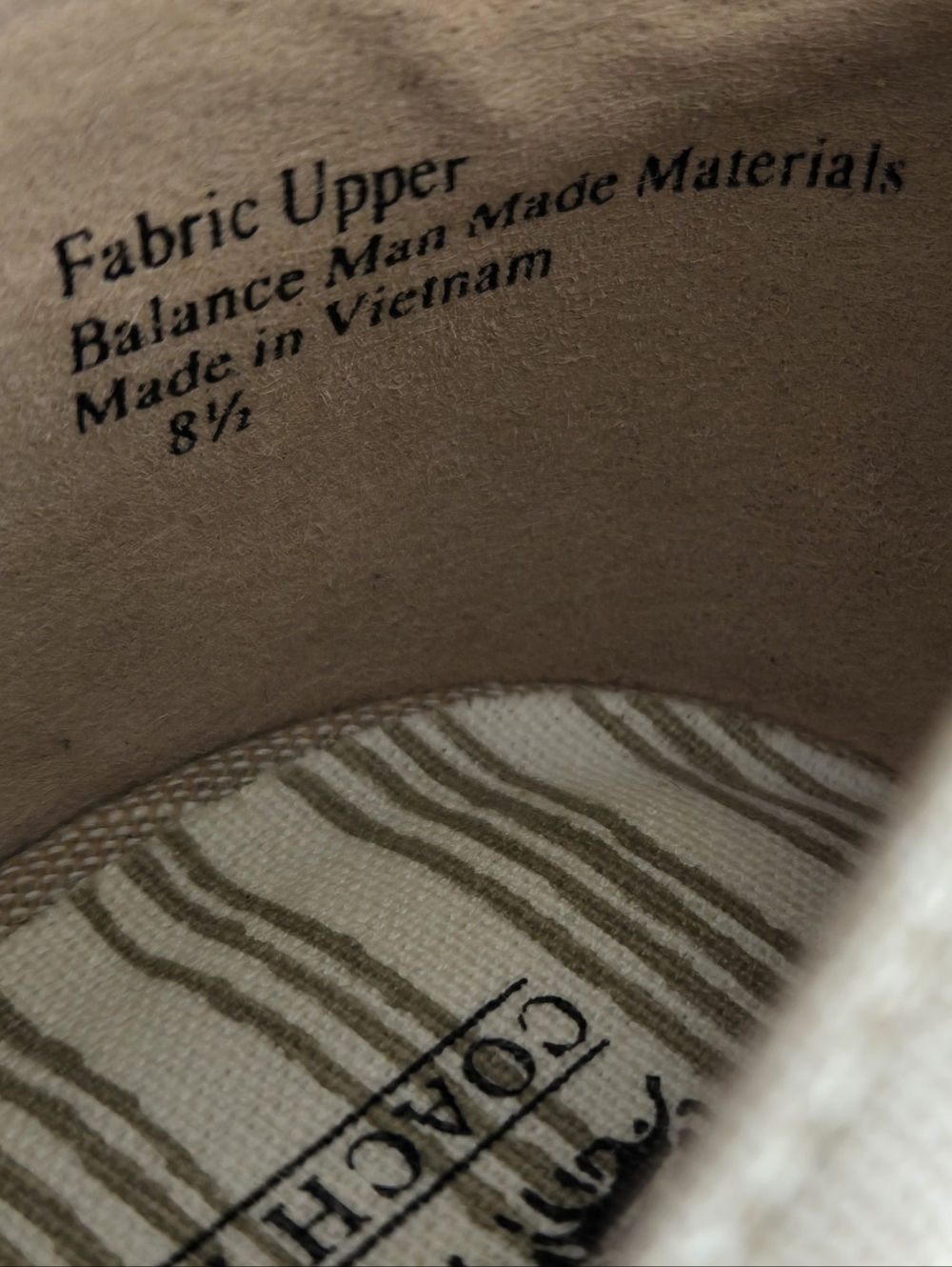 Coach and Four Open Peep-Toe Espadrille Canvas Shoe-EUC - Picture 10 of 11